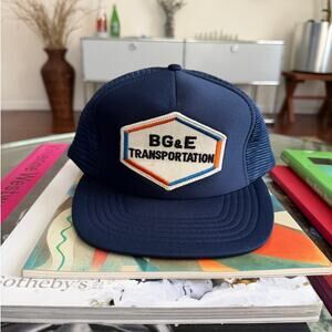 BG&E  Transportation 1990's Vintage Trucker Snapback Hat